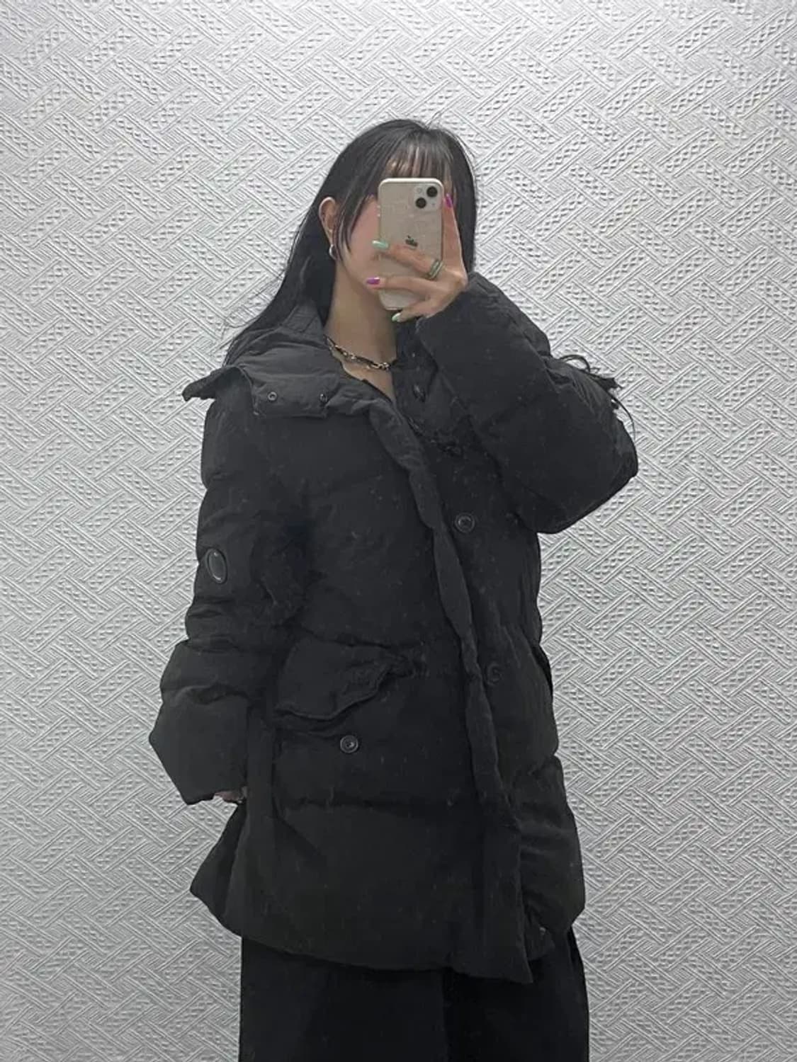 씨피컴퍼니 50Fili 렌즈와펜 다운 미디 패딩 자켓 XL C07261 상품이미지2