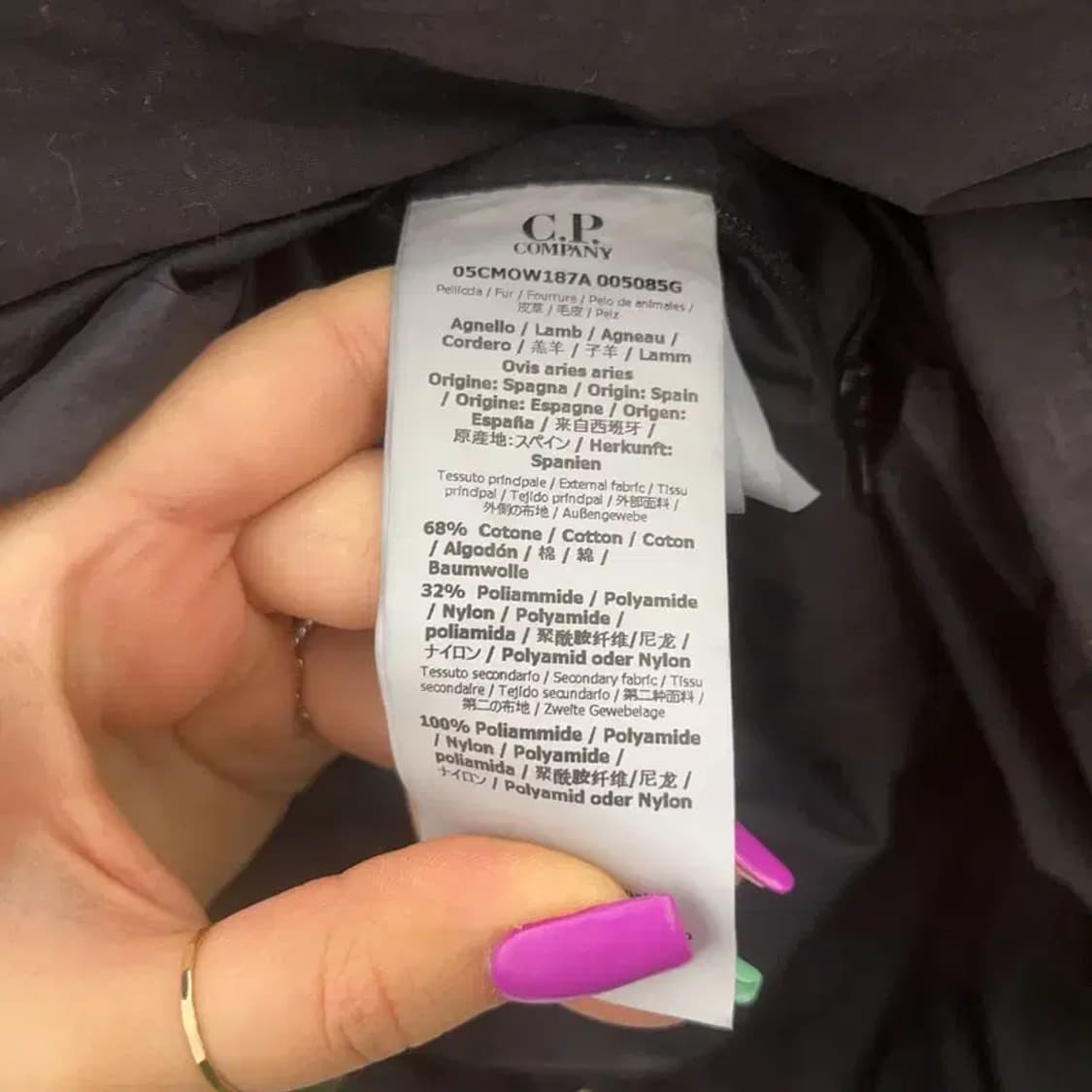 씨피컴퍼니 50Fili 렌즈와펜 다운 미디 패딩 자켓 XL C07261 상품이미지6