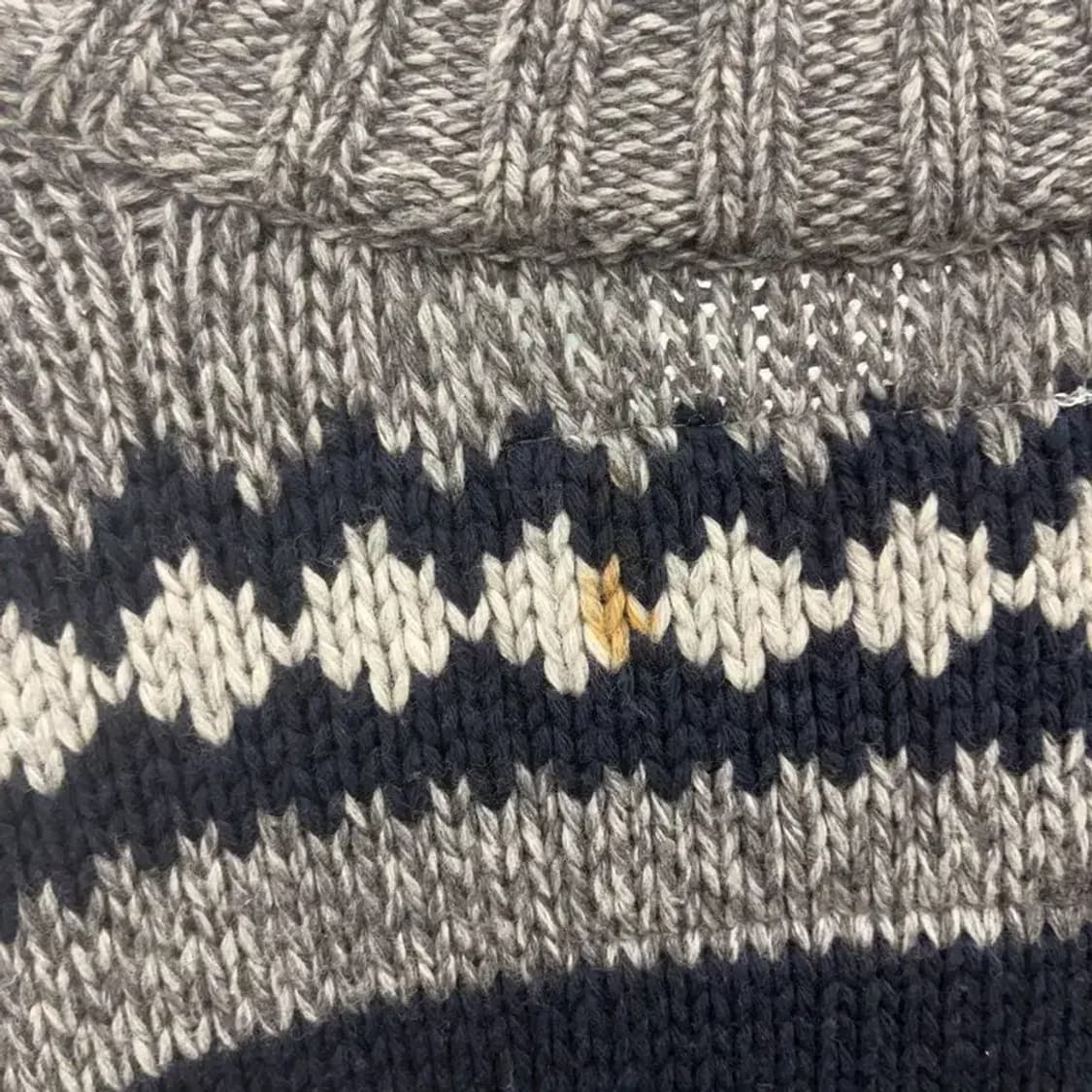 아베크롬비 하이넥 폭닥 노르딕 코위찬 울 혼방 가디건 XL C07257 상품이미지7