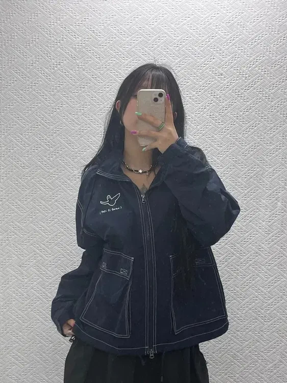 마크곤잘레스 빈티지 스케치스티치 바람막이 자켓 S C07249 상품이미지1