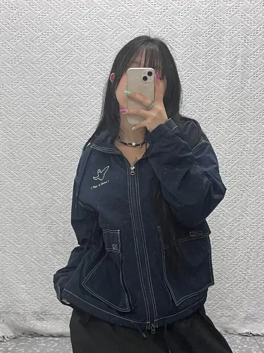 마크곤잘레스 빈티지 스케치스티치 바람막이 자켓 S C07249 상품이미지2