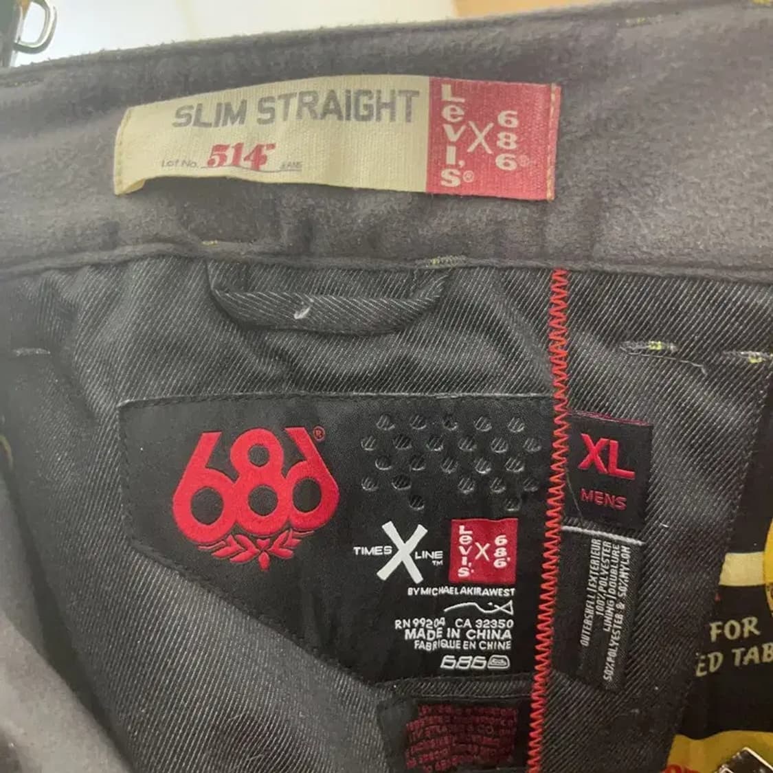 리바이스 514 빈티지 데님스타일 스키 보드 팬츠 38인치 C07268 상품이미지6