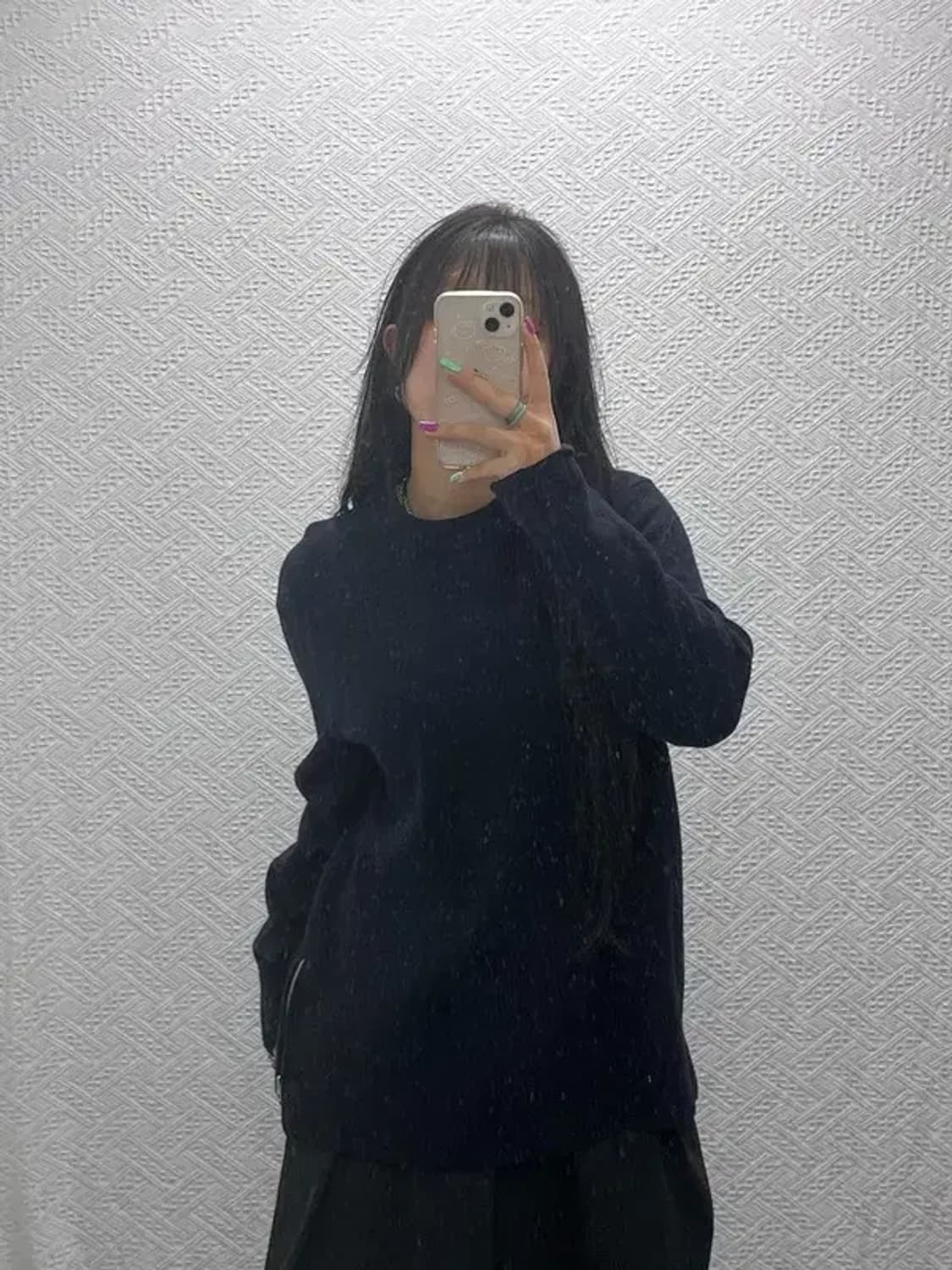 아크네스튜디오 모던 사이드 지퍼 메리노 울 니트 XXS C07278 상품이미지2