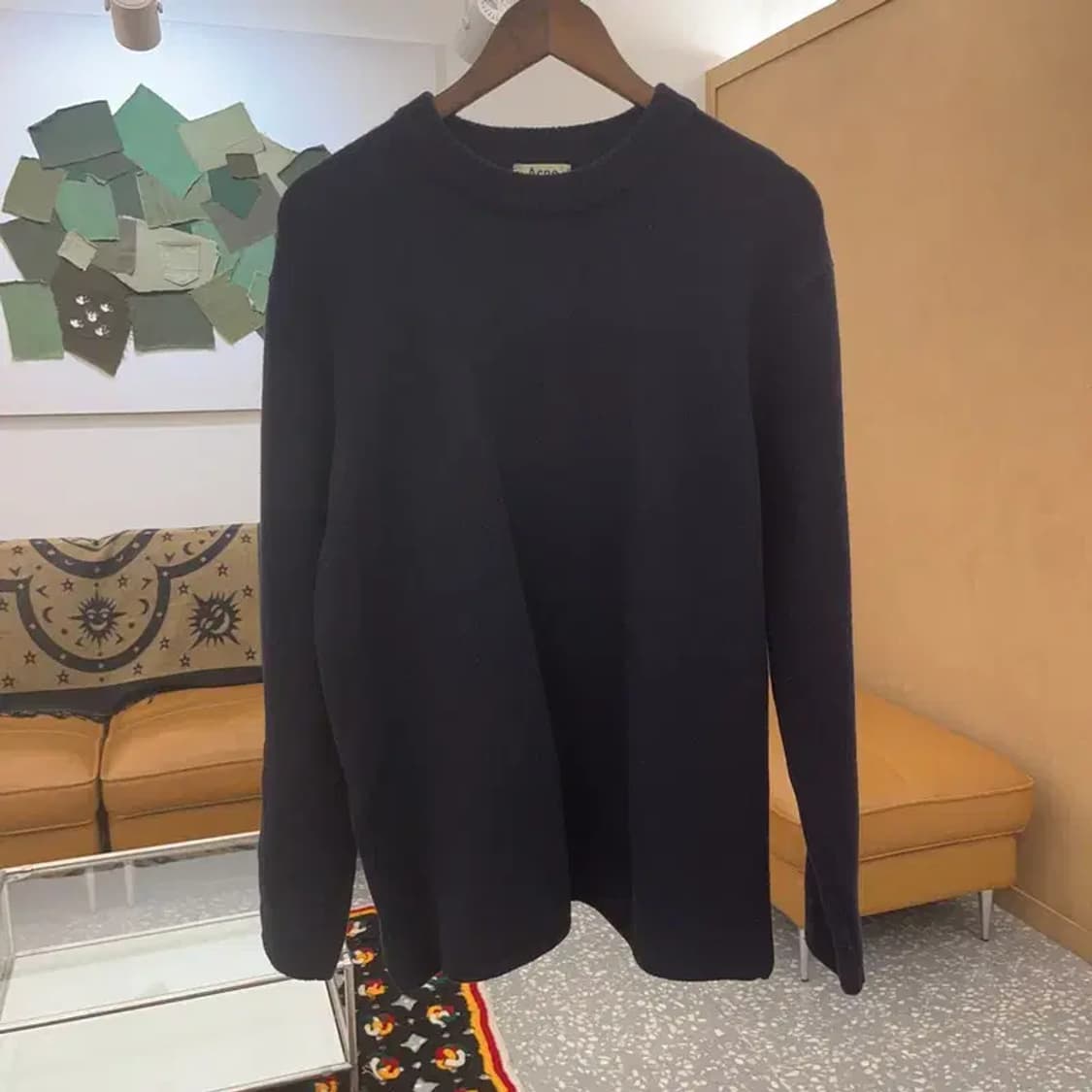 아크네스튜디오 모던 사이드 지퍼 메리노 울 니트 XXS C07278 상품이미지3