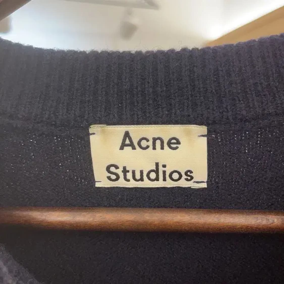 아크네스튜디오 모던 사이드 지퍼 메리노 울 니트 XXS C07278 상품이미지5