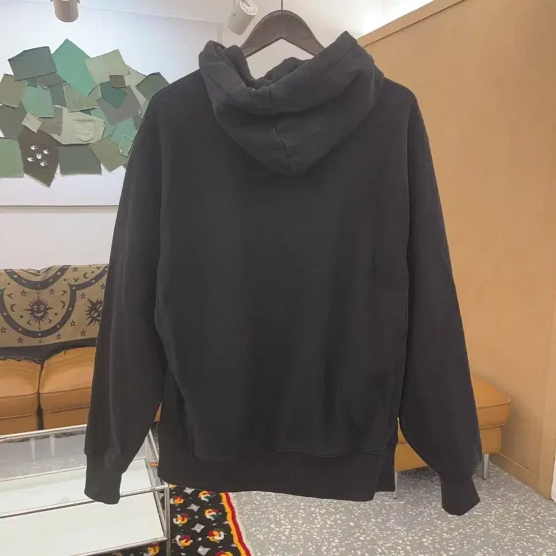 챔피언 리버스위브 올드스쿨 패치로고 약기모 후드티 L C07280 상품이미지4