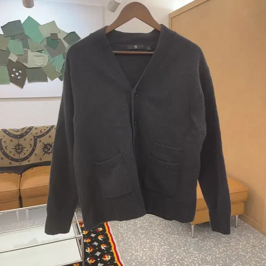 유니클로 질샌더 모던시크 울 가디건 L C07283 상품이미지3