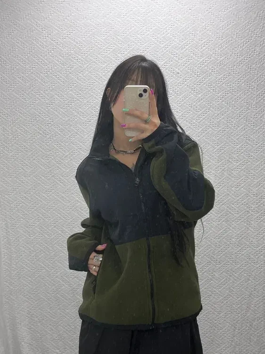 폴로 랄프로렌 폴라텍 레트로 말차 딥카키 배색 후리스 M C07288 상품이미지2