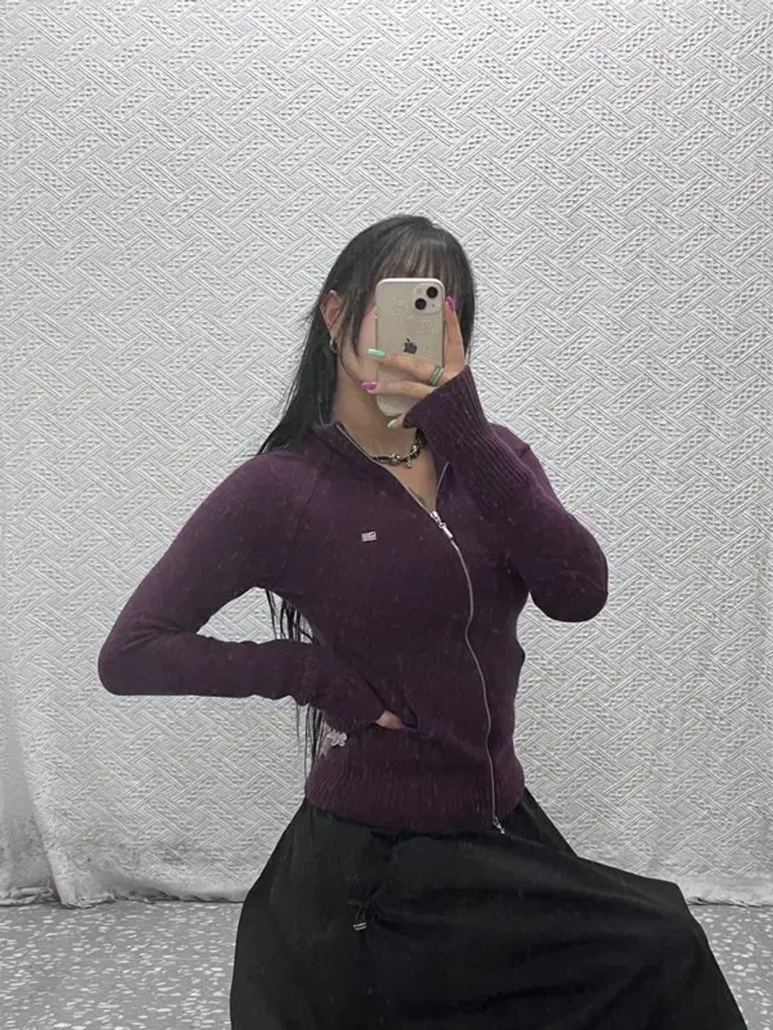 폴로 랄프로렌 빈티지 90's 램스울 캐시미어 가디건 S C07291 상품이미지2