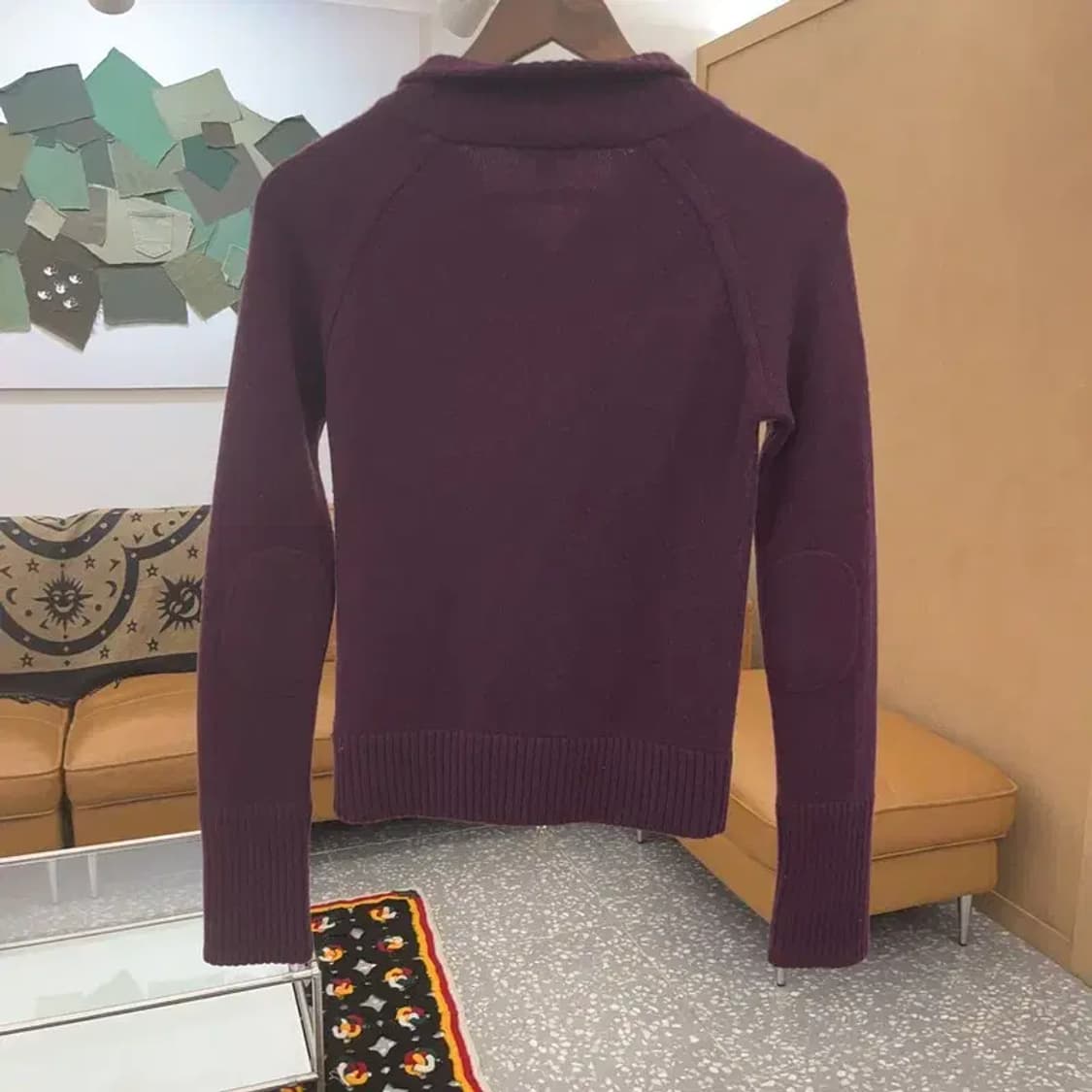 폴로 랄프로렌 빈티지 90's 램스울 캐시미어 가디건 S C07291 상품이미지4