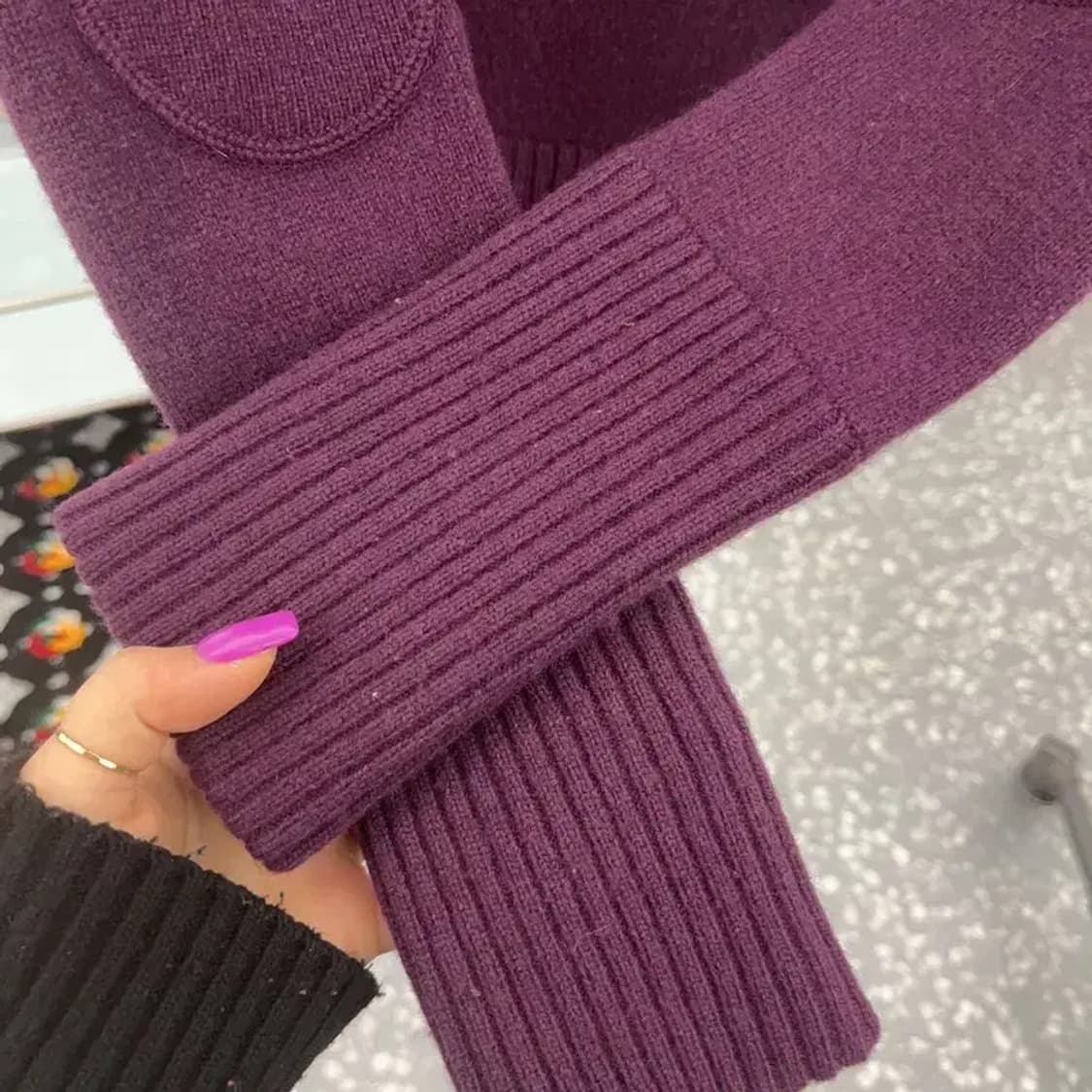 폴로 랄프로렌 빈티지 90's 램스울 캐시미어 가디건 S C07291 상품이미지6