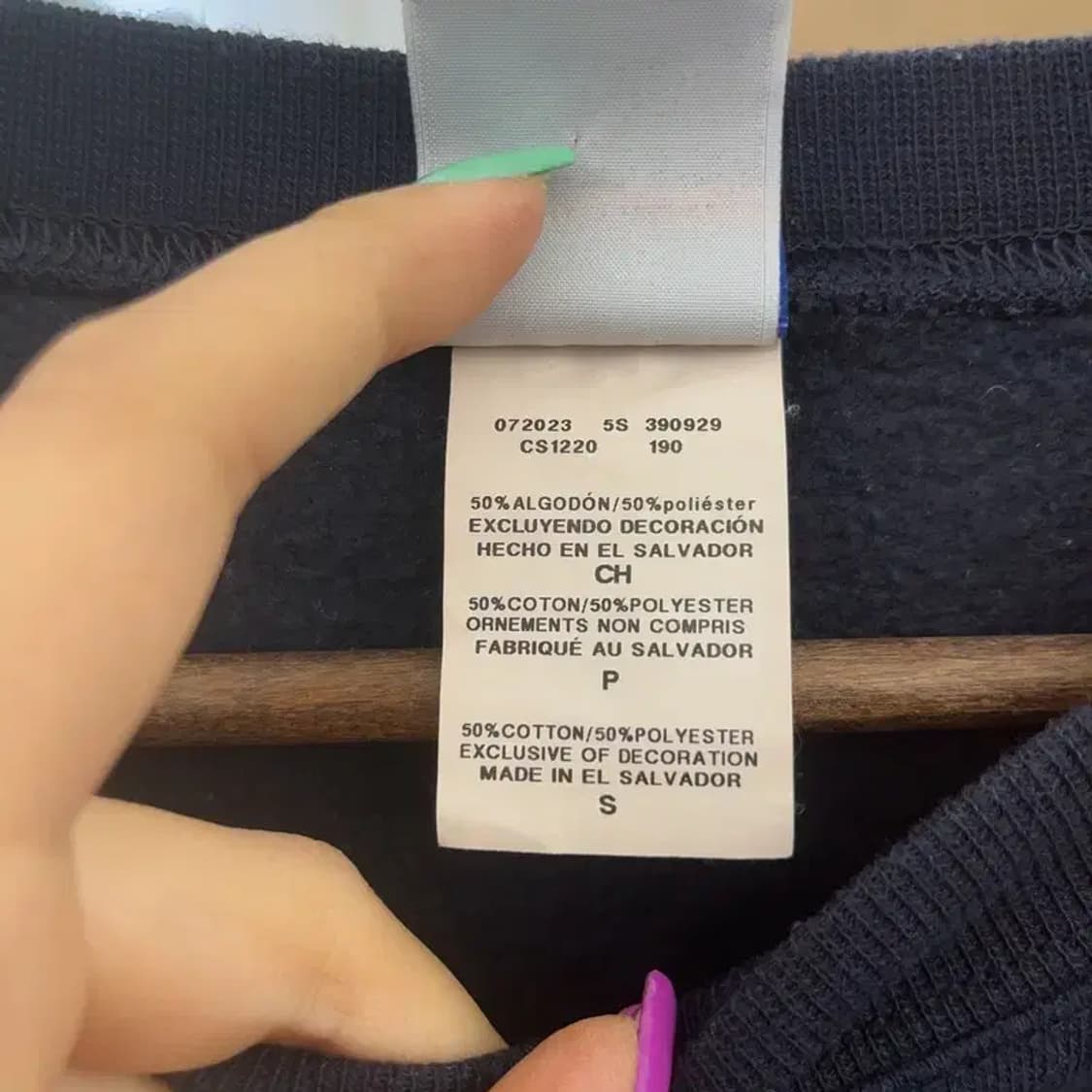 챔피언 올드스쿨 예일컬리지 빅로고 맨투맨 S C07292 상품이미지6