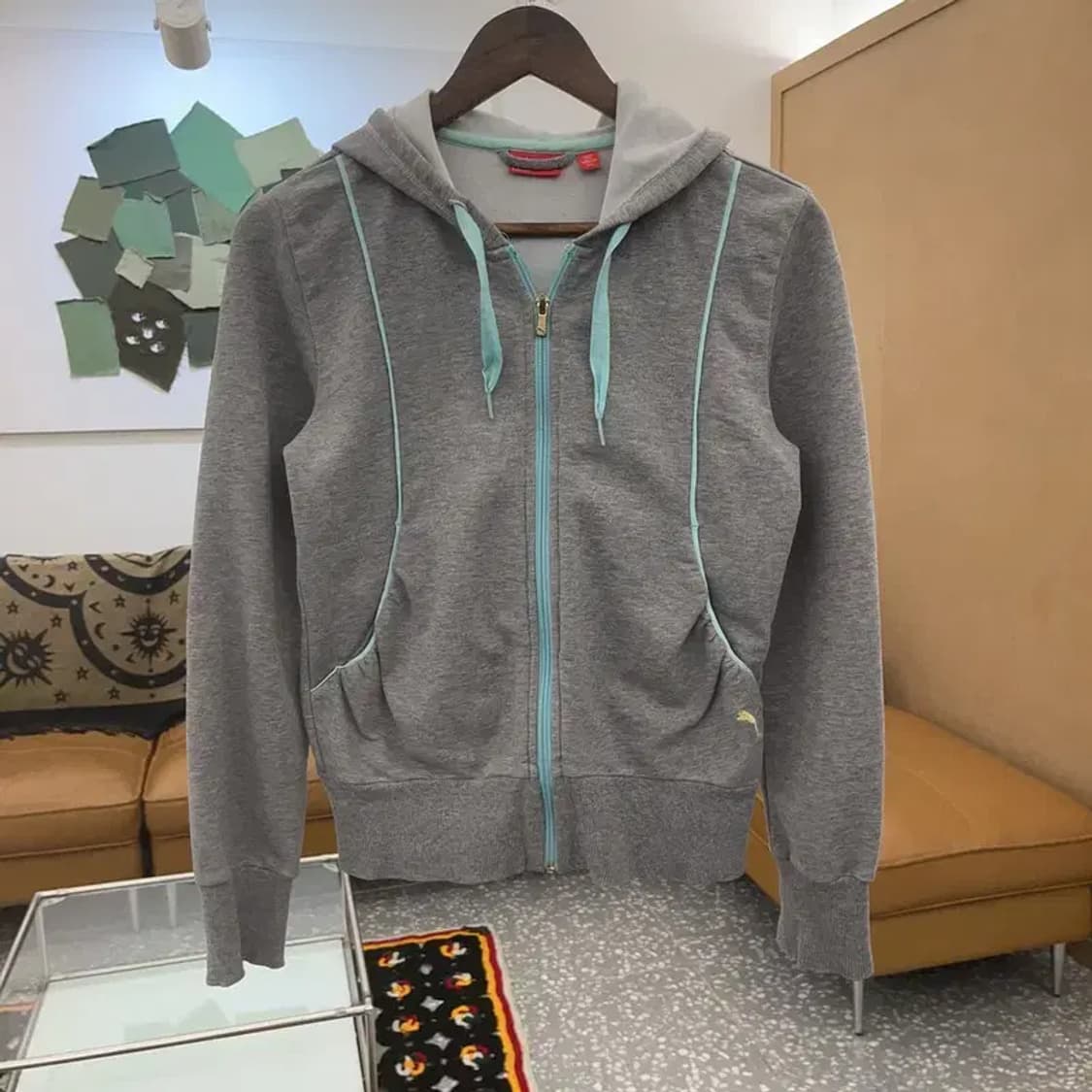 푸마 빈티지 Y2K 대장급 스웻 져지 집업 M C07293 상품이미지3