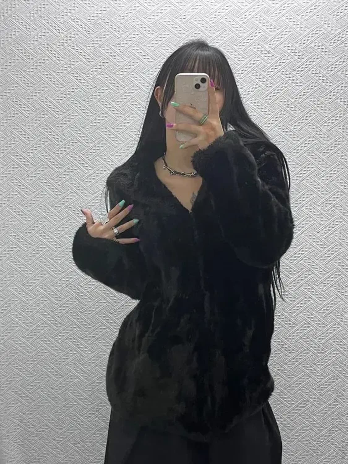 자라 스트릿 외힙 핀터감성 미디 퍼자켓 M C07308 상품이미지1