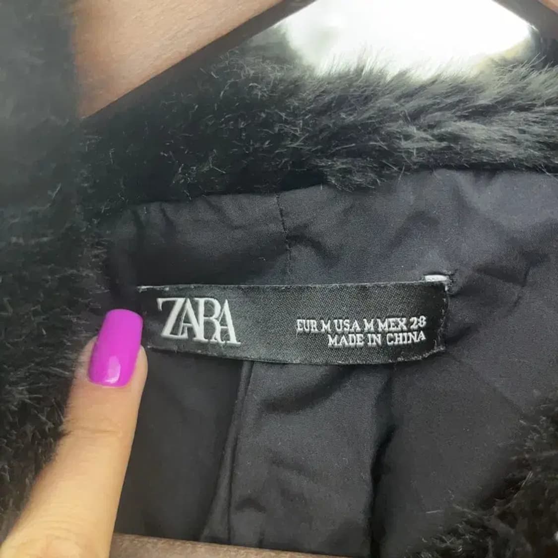 자라 스트릿 외힙 핀터감성 미디 퍼자켓 M C07308 상품이미지5