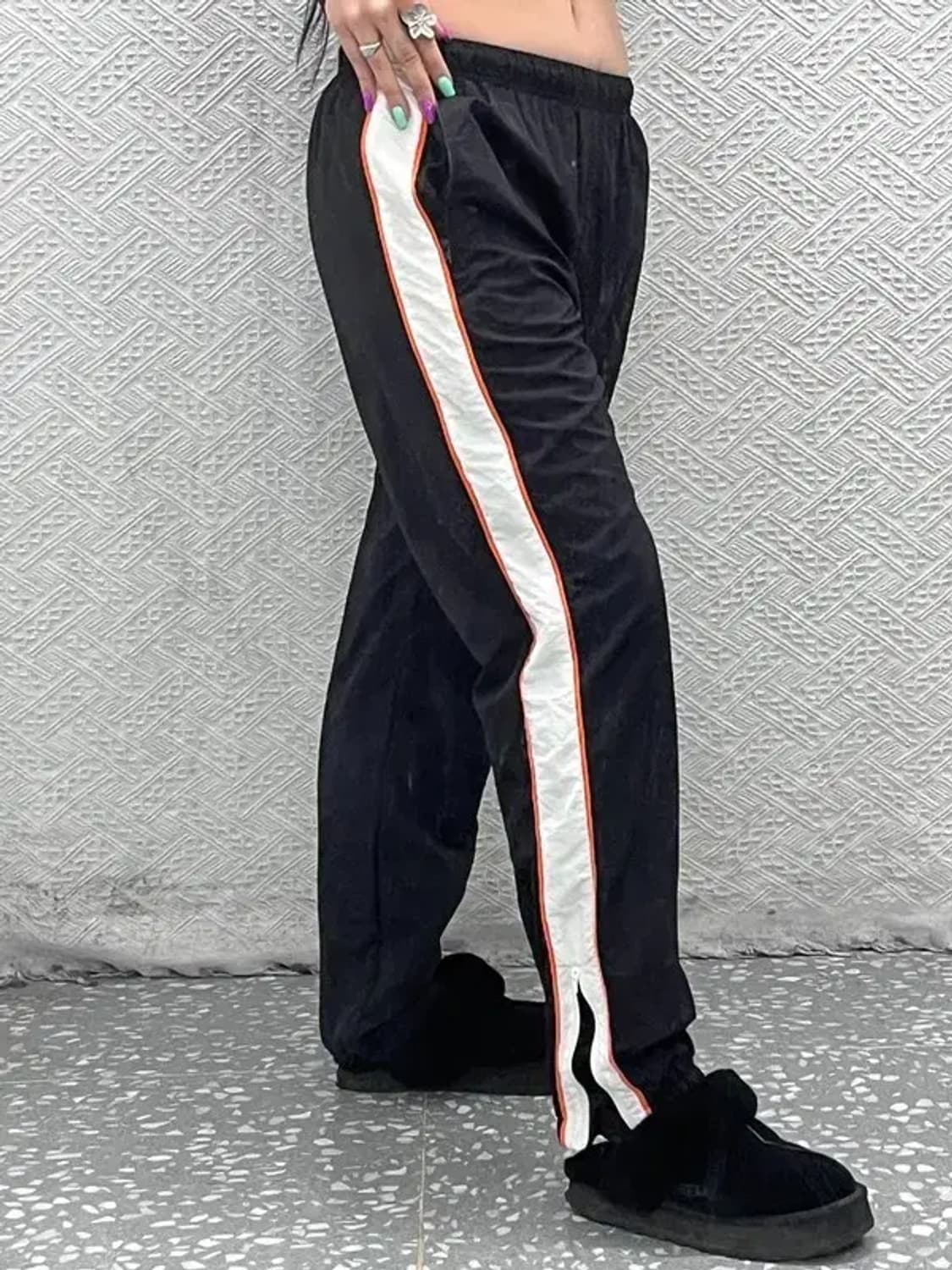 널디 레트로 빈티지 오렌지 사이드라인 트랙팬츠 M C07312 상품이미지2