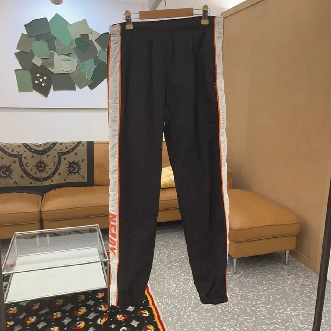 널디 레트로 빈티지 오렌지 사이드라인 트랙팬츠 M C07312 상품이미지3