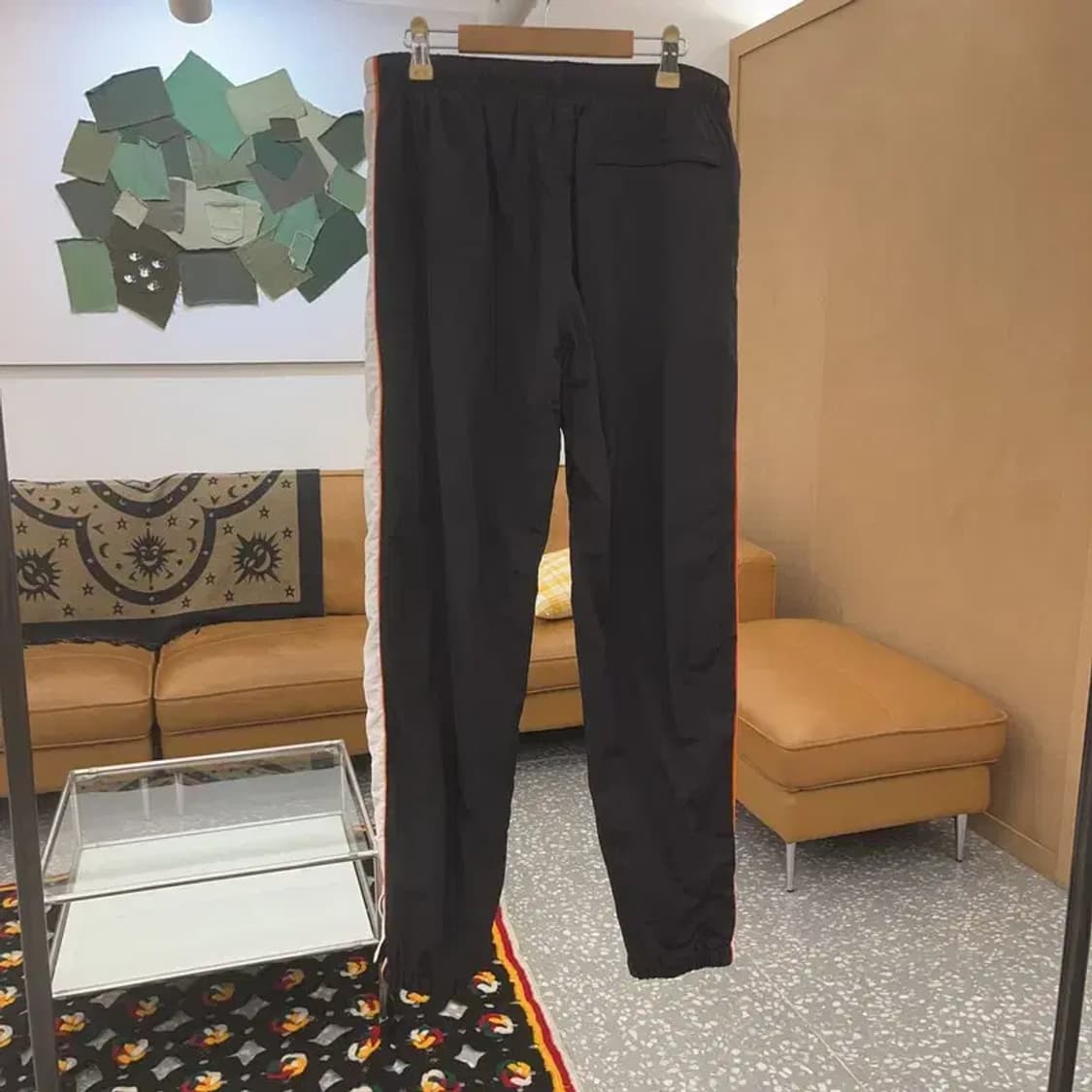 널디 레트로 빈티지 오렌지 사이드라인 트랙팬츠 M C07312 상품이미지4