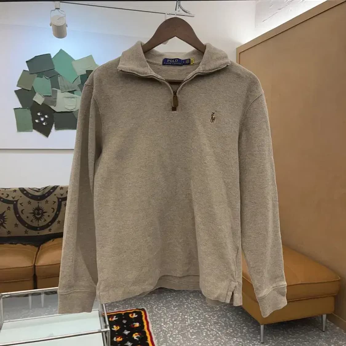 폴로 랄프로렌 컨트리 오트밀 반집업 니트 S C07281 상품이미지3