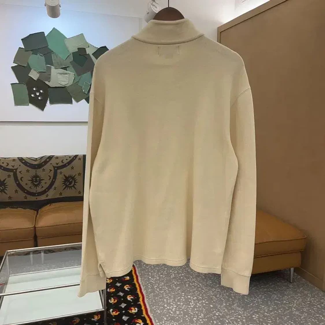 폴로 랄프로렌 폭닥 오트밀 반집업 카라니트 M C07286 상품이미지4