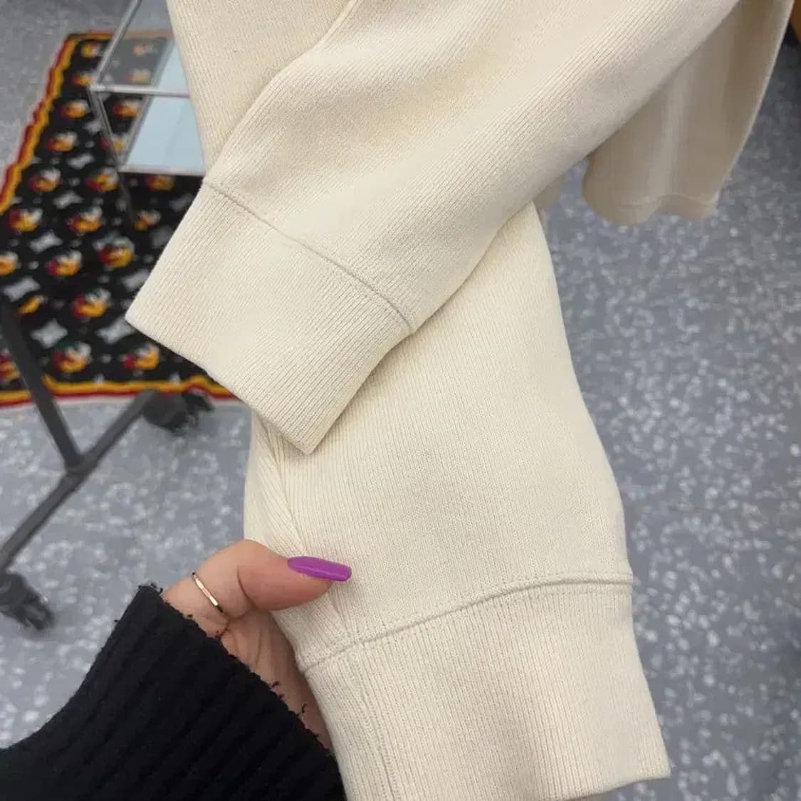 폴로 랄프로렌 폭닥 오트밀 반집업 카라니트 M C07286 상품이미지7