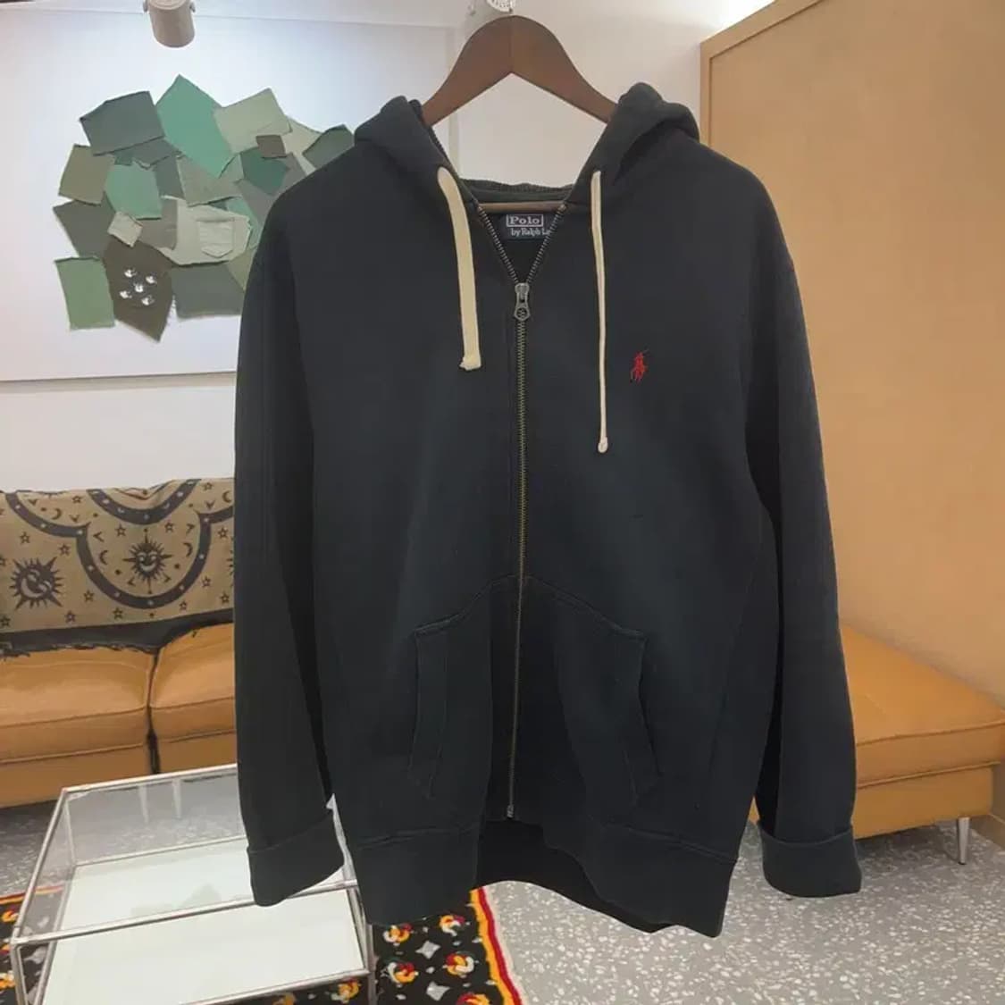 폴로 랄프로렌 올드스쿨 모던 빈티지 기모 후드 집업 XL C07302 상품이미지3