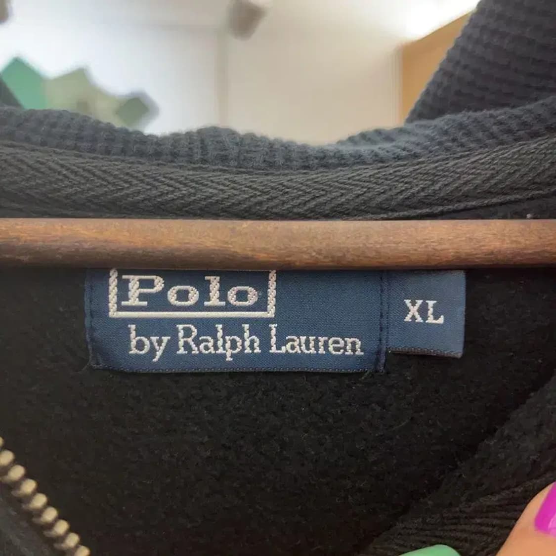 폴로 랄프로렌 올드스쿨 모던 빈티지 기모 후드 집업 XL C07302 상품이미지5