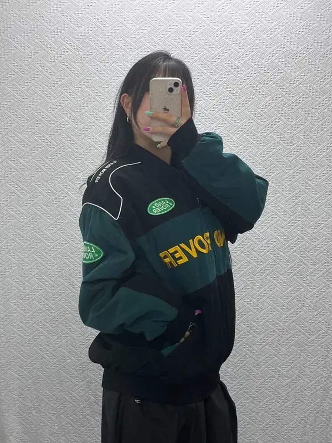 랜드로버 레어 모터사이클 레이싱 바이커 자켓 XL C07299 상품이미지1