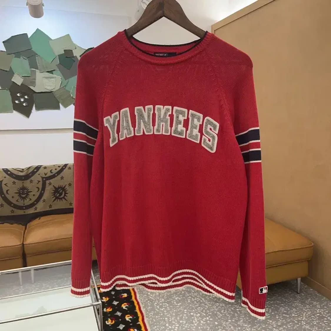 MLB 뉴욕양키스 00's 레트로 라인 니트 95 C07290 상품이미지3