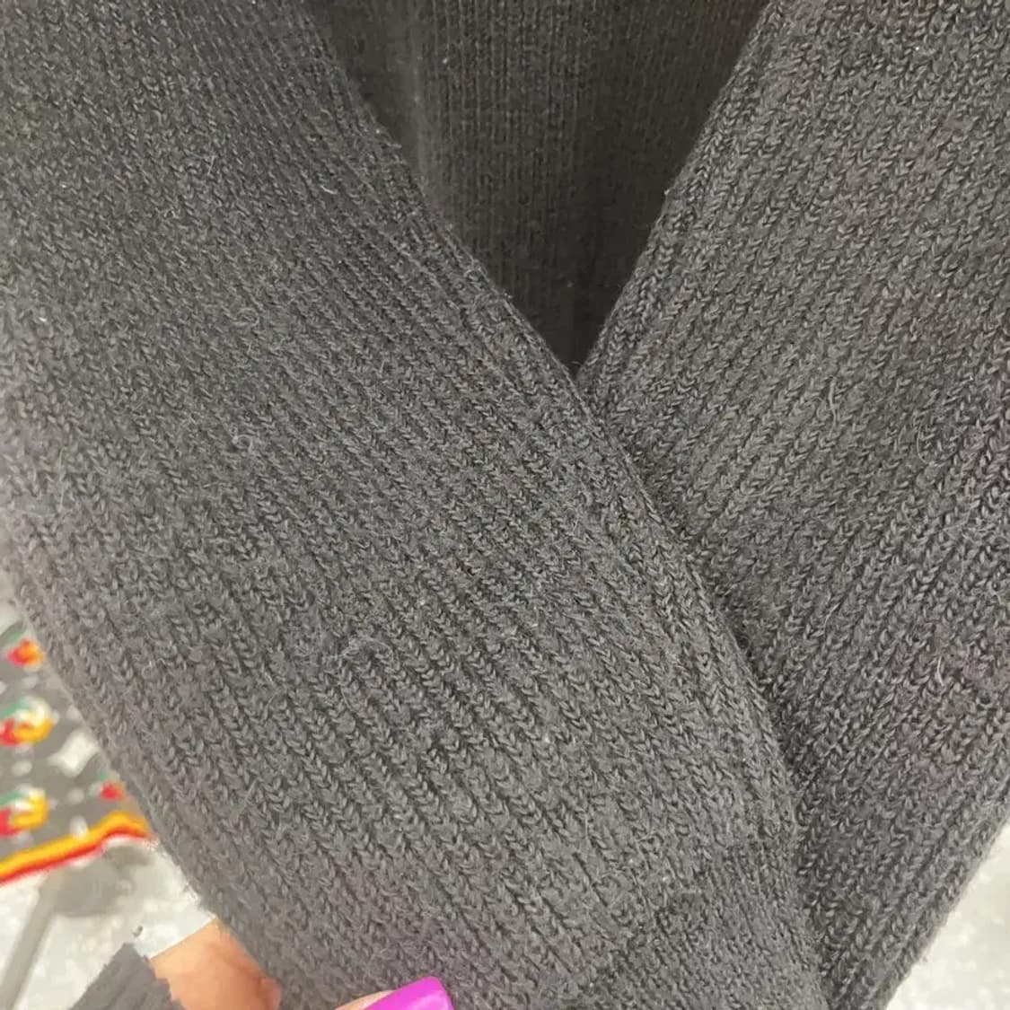 앤더슨벨 빈티지 모던시크 올블랙 니트 S C07303 상품이미지7