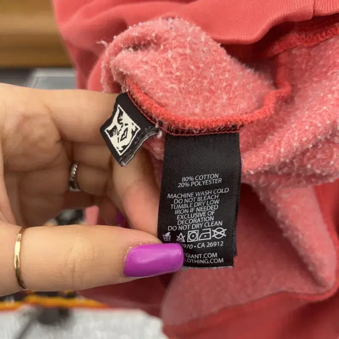 오베이 캐주얼 오버핏 약기모 후드티 L C07321 상품이미지6