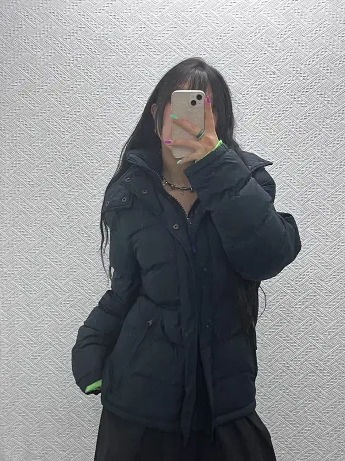 아베크롬비 Y2K 푸퍼 패딩 점퍼 L C07332 상품이미지1