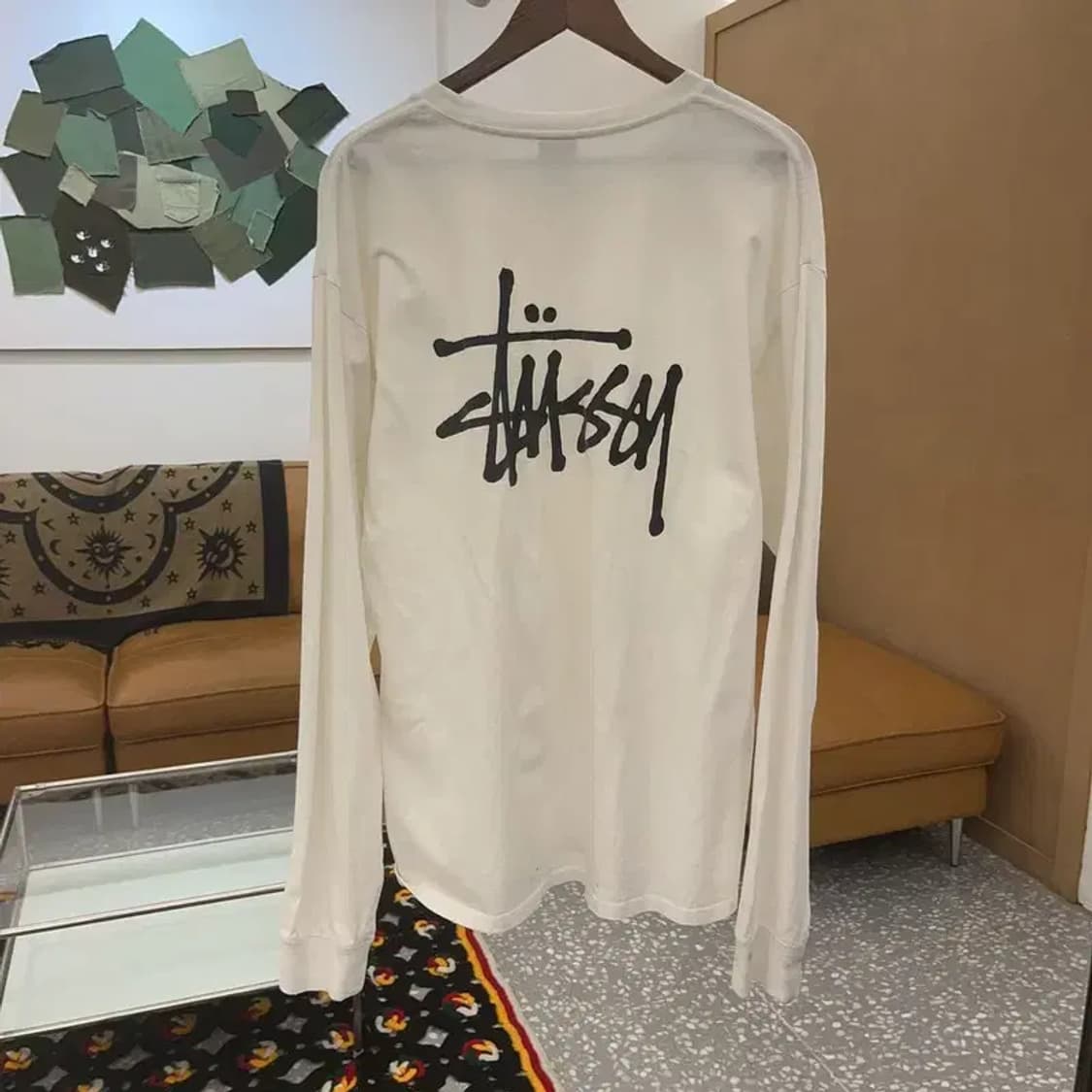 스투시 빅로고 백프리팅 롱슬리브 긴팔티 XL C07334 상품이미지4