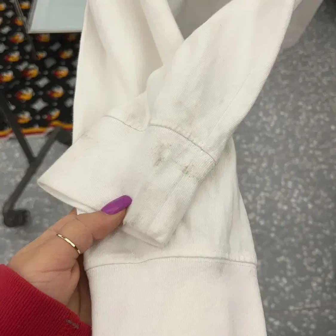 스투시 빅로고 백프리팅 롱슬리브 긴팔티 XL C07334 상품이미지8