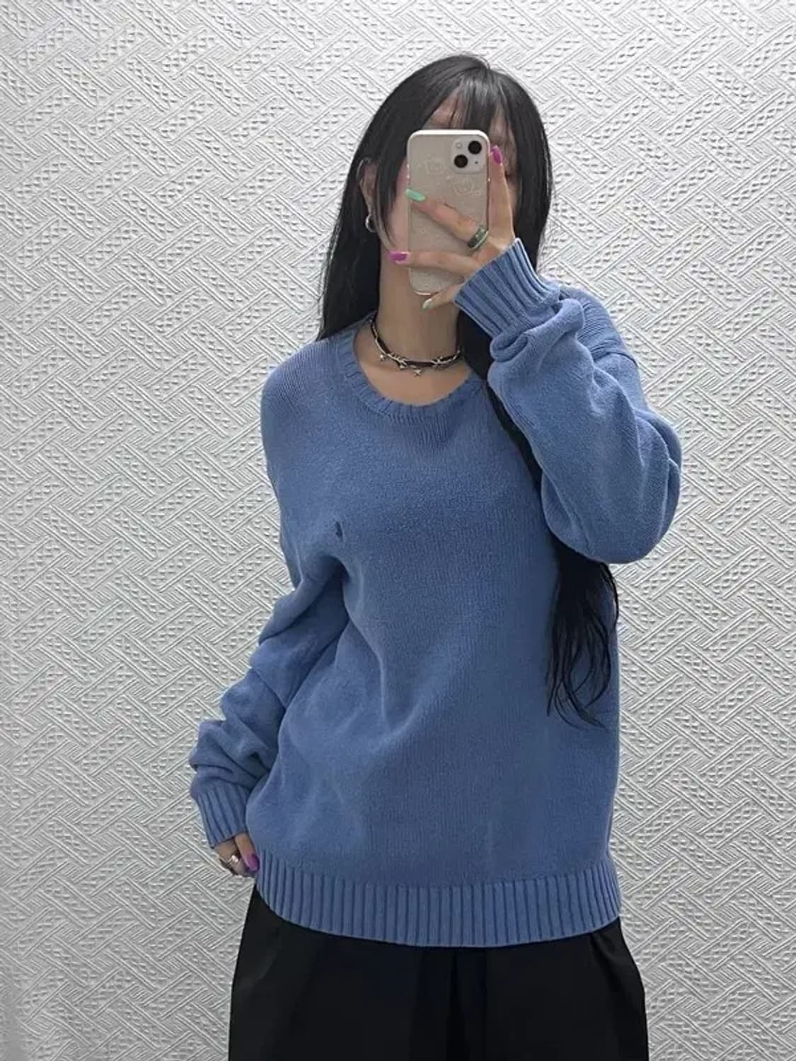 폴로 랄프로렌 자수로고 코튼 니트 스웨터 M C07341 상품이미지1