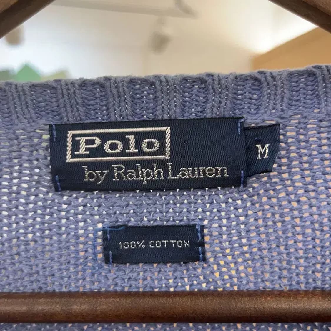 폴로 랄프로렌 자수로고 코튼 니트 스웨터 M C07341 상품이미지5
