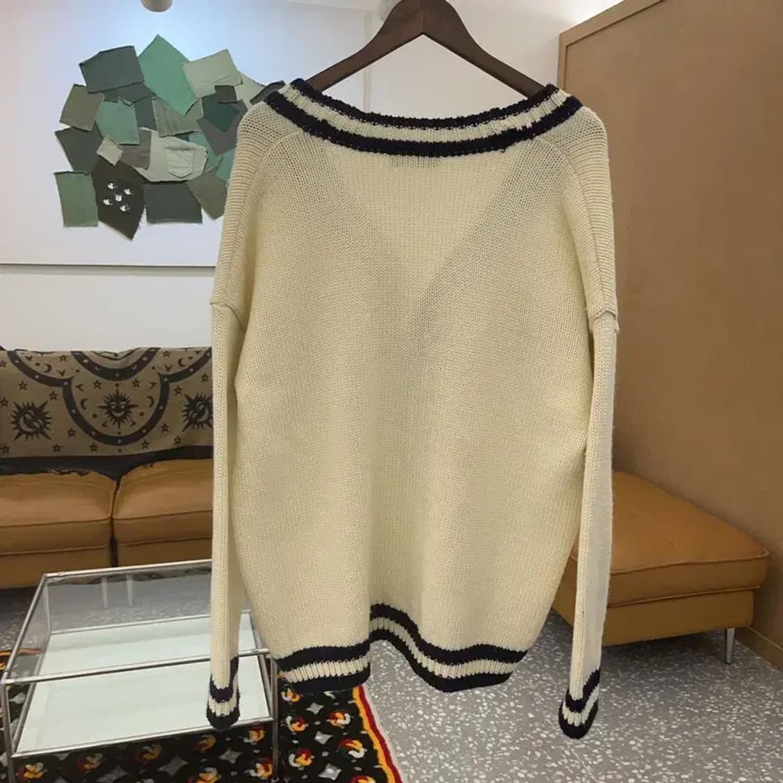 OIOI 오아이오아이 예일 가오리 아크릴 가디건 F C07343 상품이미지4