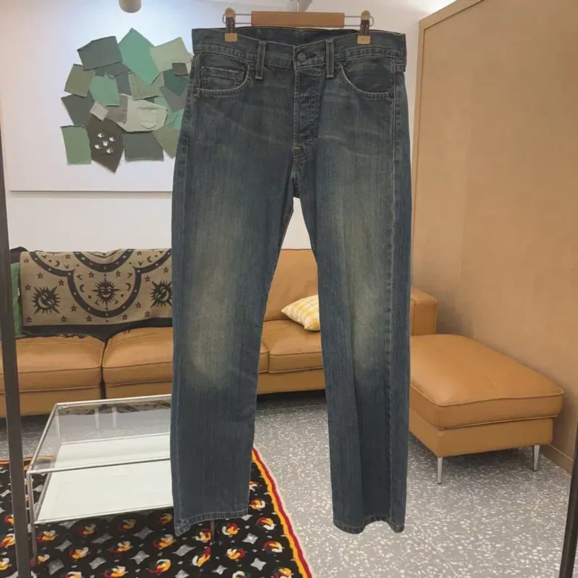 리바이스 501 빈티지워싱 데님 청바지 30인치 C07349 상품이미지3