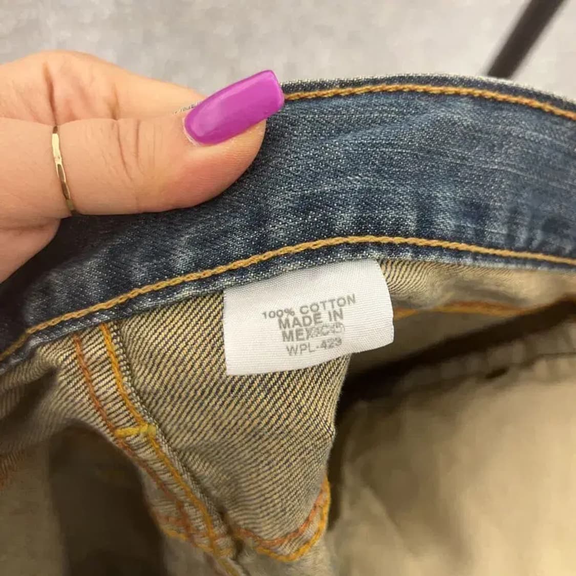 리바이스 501 빈티지워싱 데님 청바지 30인치 C07349 상품이미지6