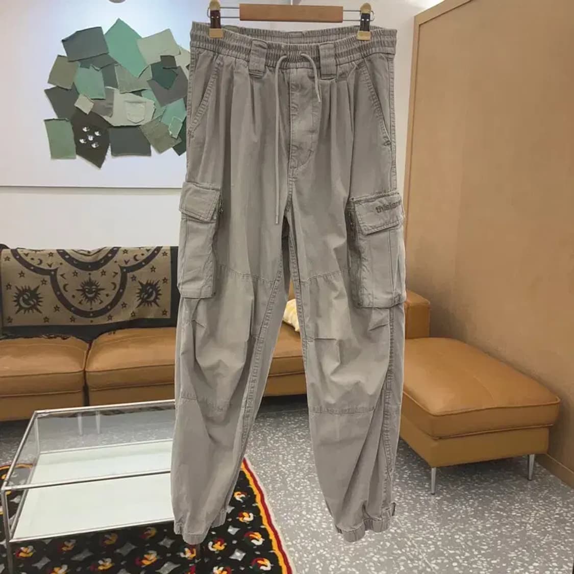 디스이즈네버댓 밴딩 조거 카고팬츠 면바지 S C07351 상품이미지3