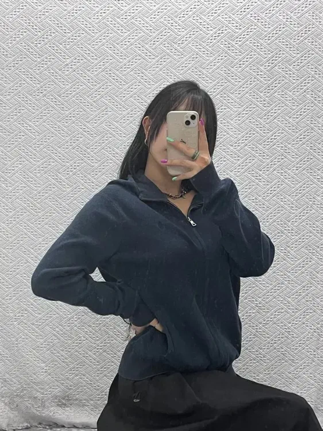 폴로 랄프로렌 자수로고 피마코튼 니트 집업 가디건 S C07338 상품이미지1