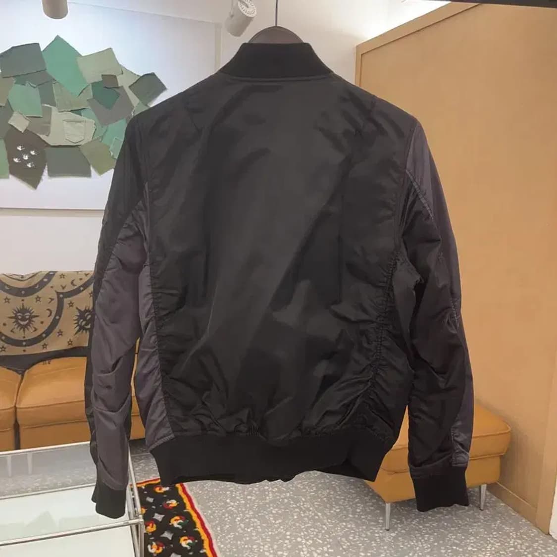 에비수 배색 블루종 항공점퍼 자켓 90 C07329 상품이미지4