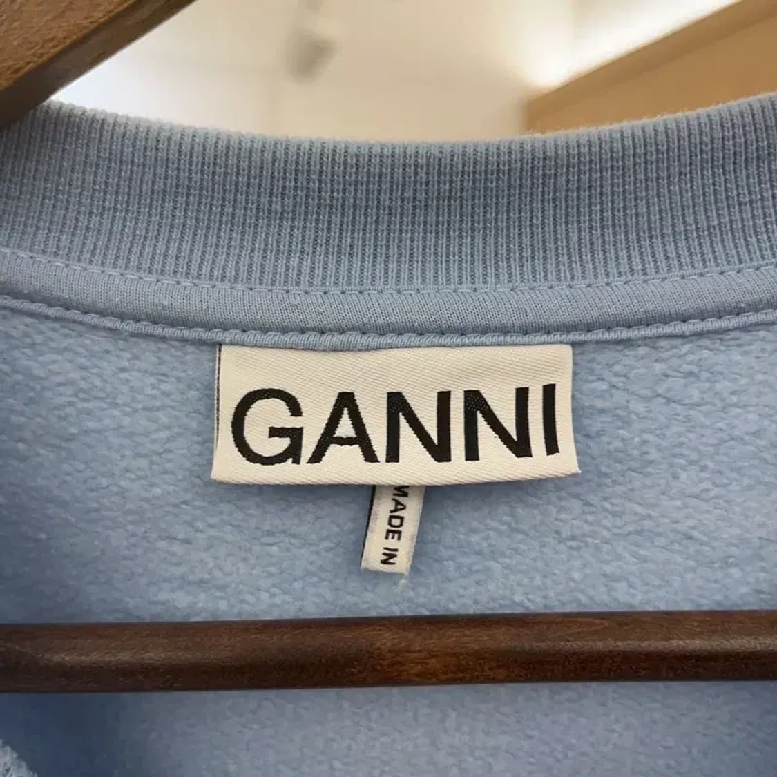 가니 빅사이즈 파스텔 약기모 스웻셔츠 맨투맨 S/M C07323 상품이미지5