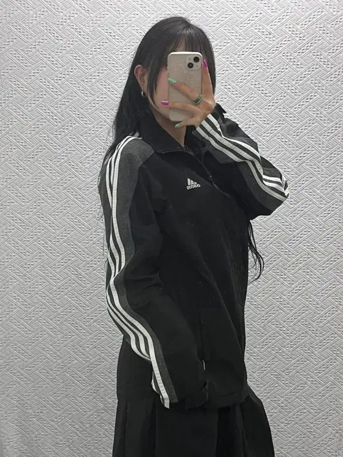 아디다스 스포티 삼선로고 윈드브레이커 바람막이 110 C07337 상품이미지1