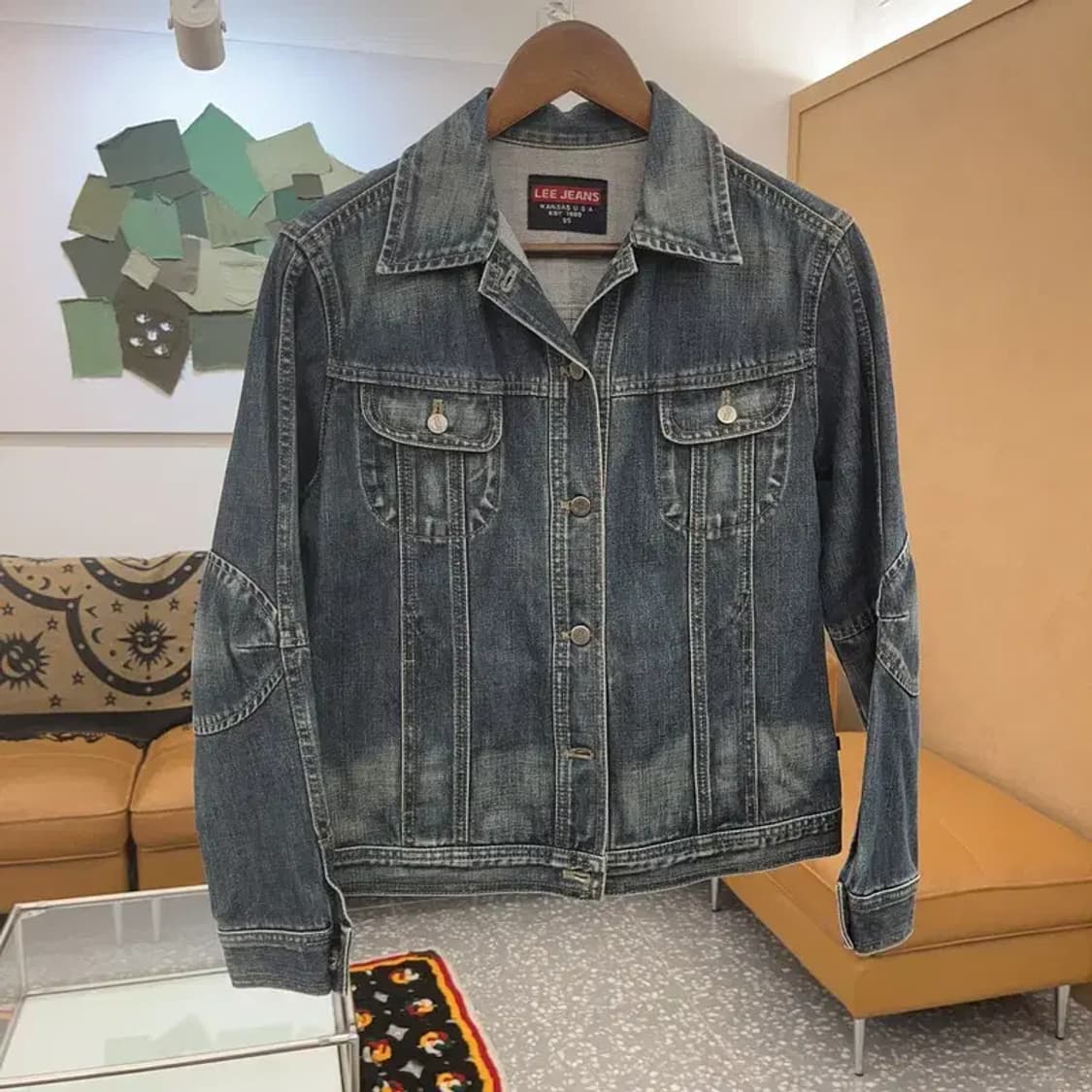 리 LEE 진스 올드스쿨 데님 청자켓 95 C07344 상품이미지3