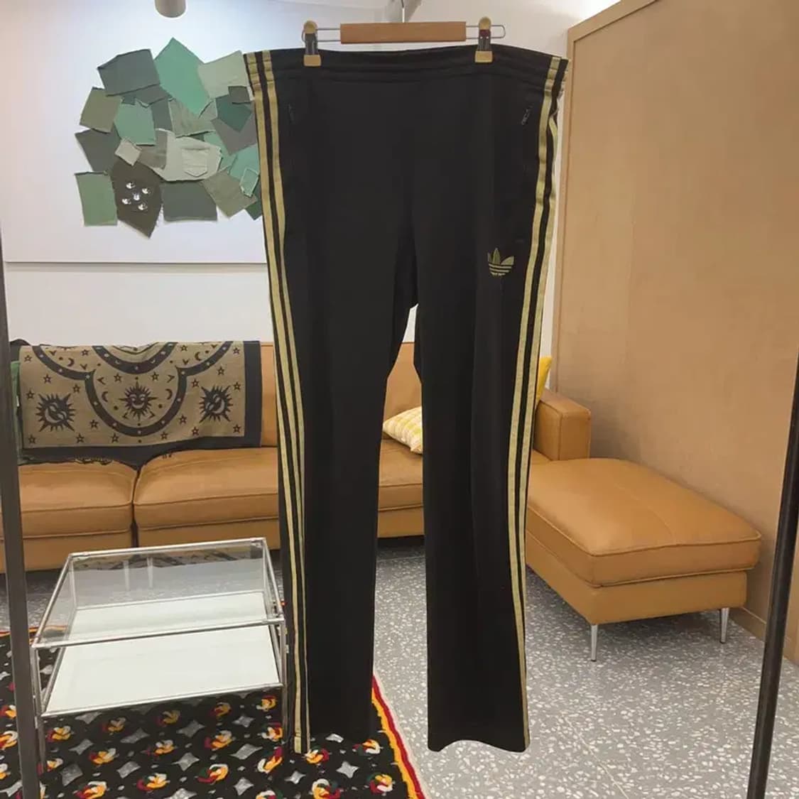 아디다스 흑탭 파이어버드 검골 트랙팬츠 츄리닝바지 90 C07355 상품이미지3