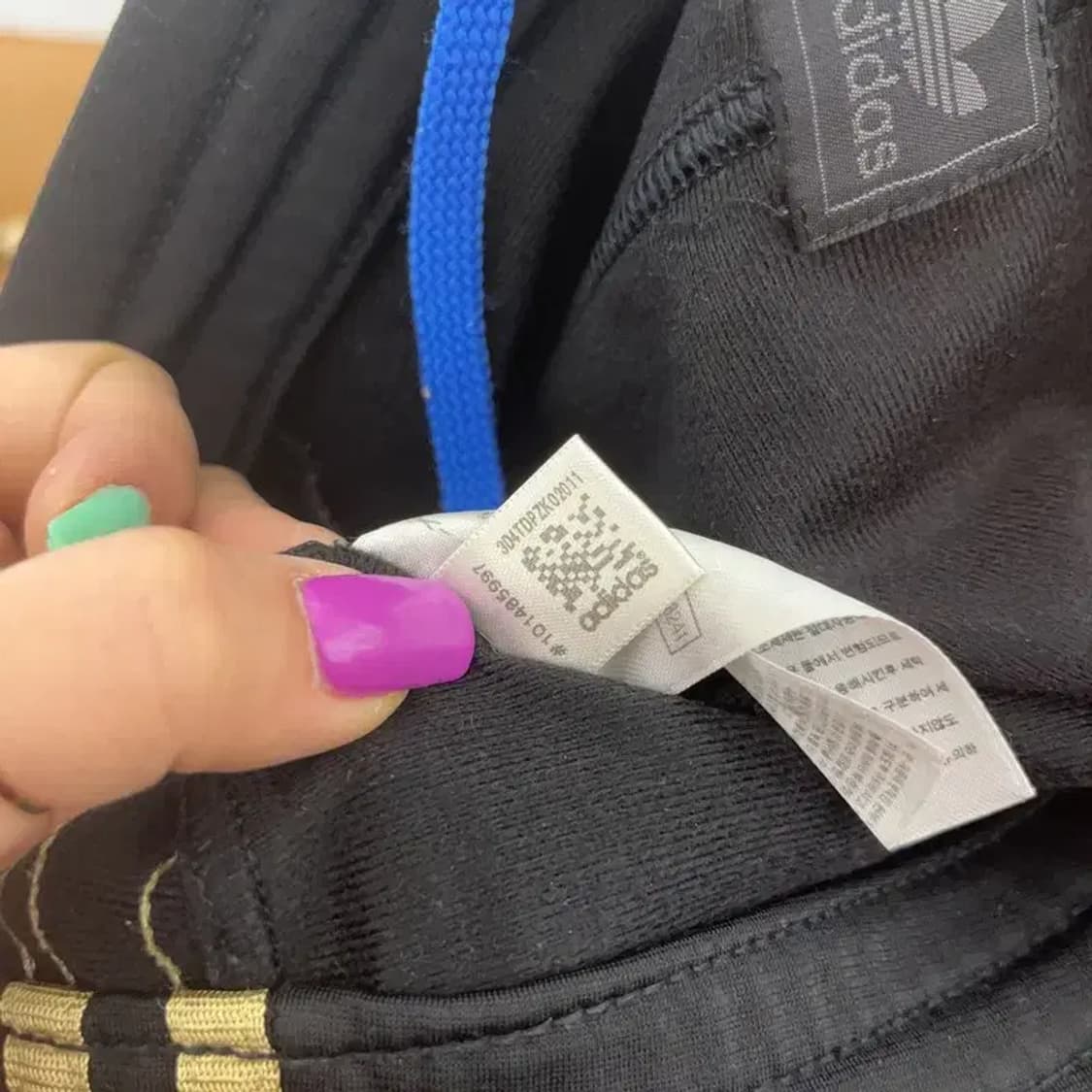 아디다스 흑탭 파이어버드 검골 트랙팬츠 츄리닝바지 90 C07355 상품이미지6