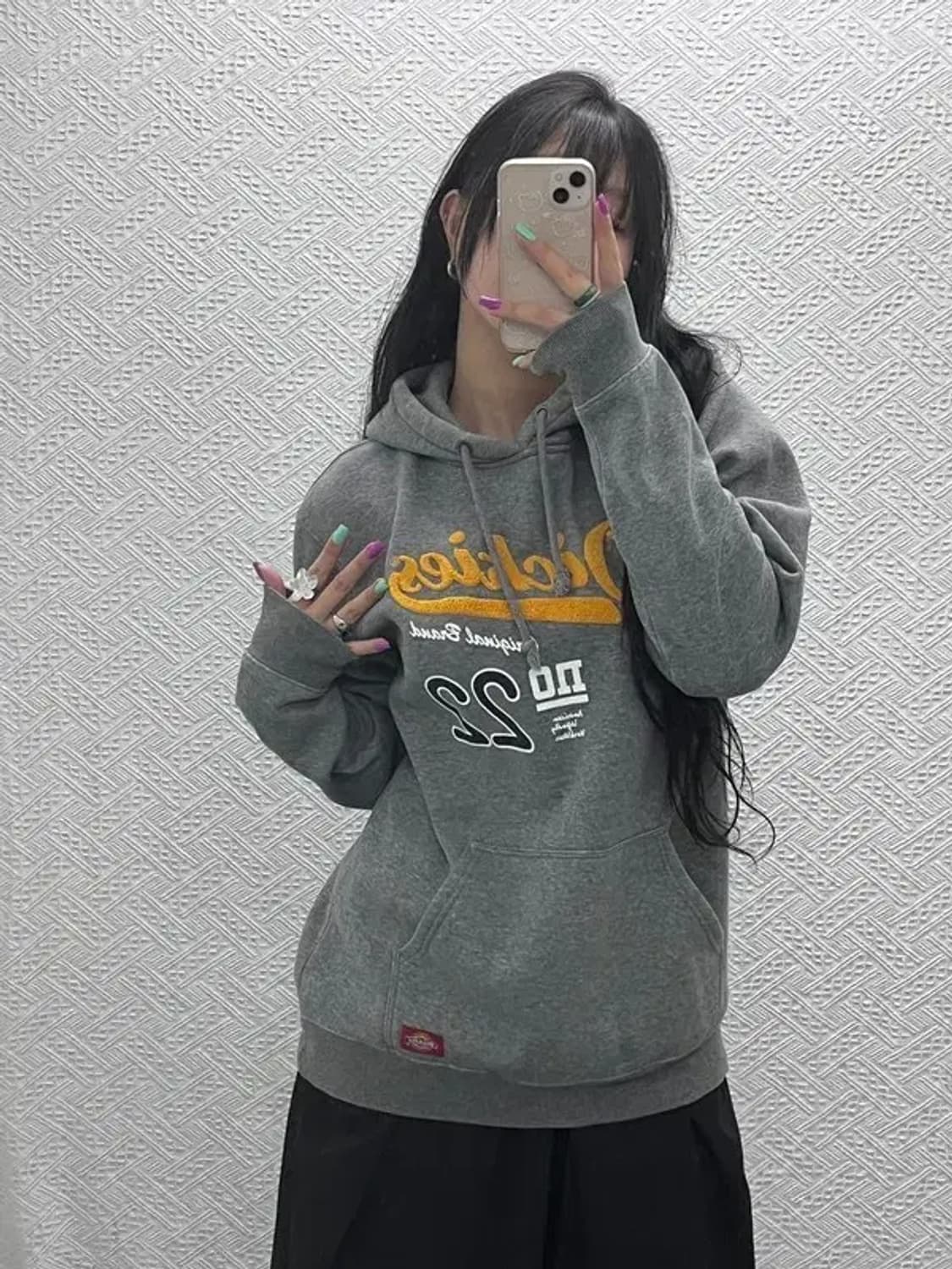 디키즈 캐주얼 빅로고 약기모 후드티 L C07333 상품이미지1