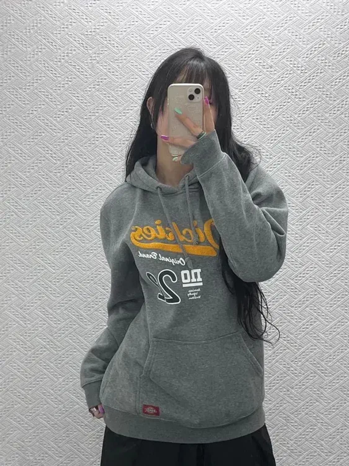 디키즈 캐주얼 빅로고 약기모 후드티 L C07333 상품이미지2