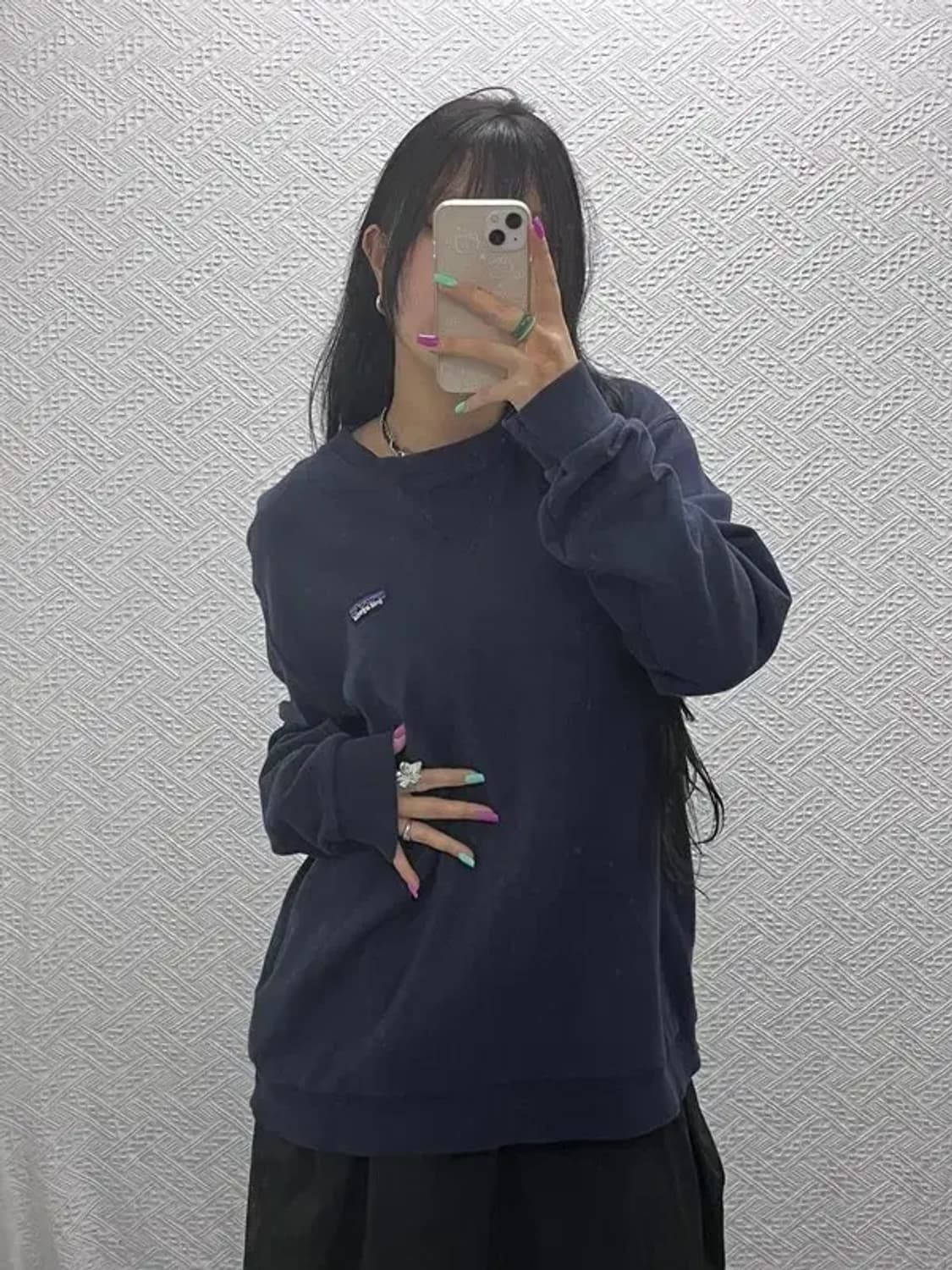 파타고니아 패치로고 캐주얼 맨투맨 스웻셔츠 XL C07324 상품이미지2